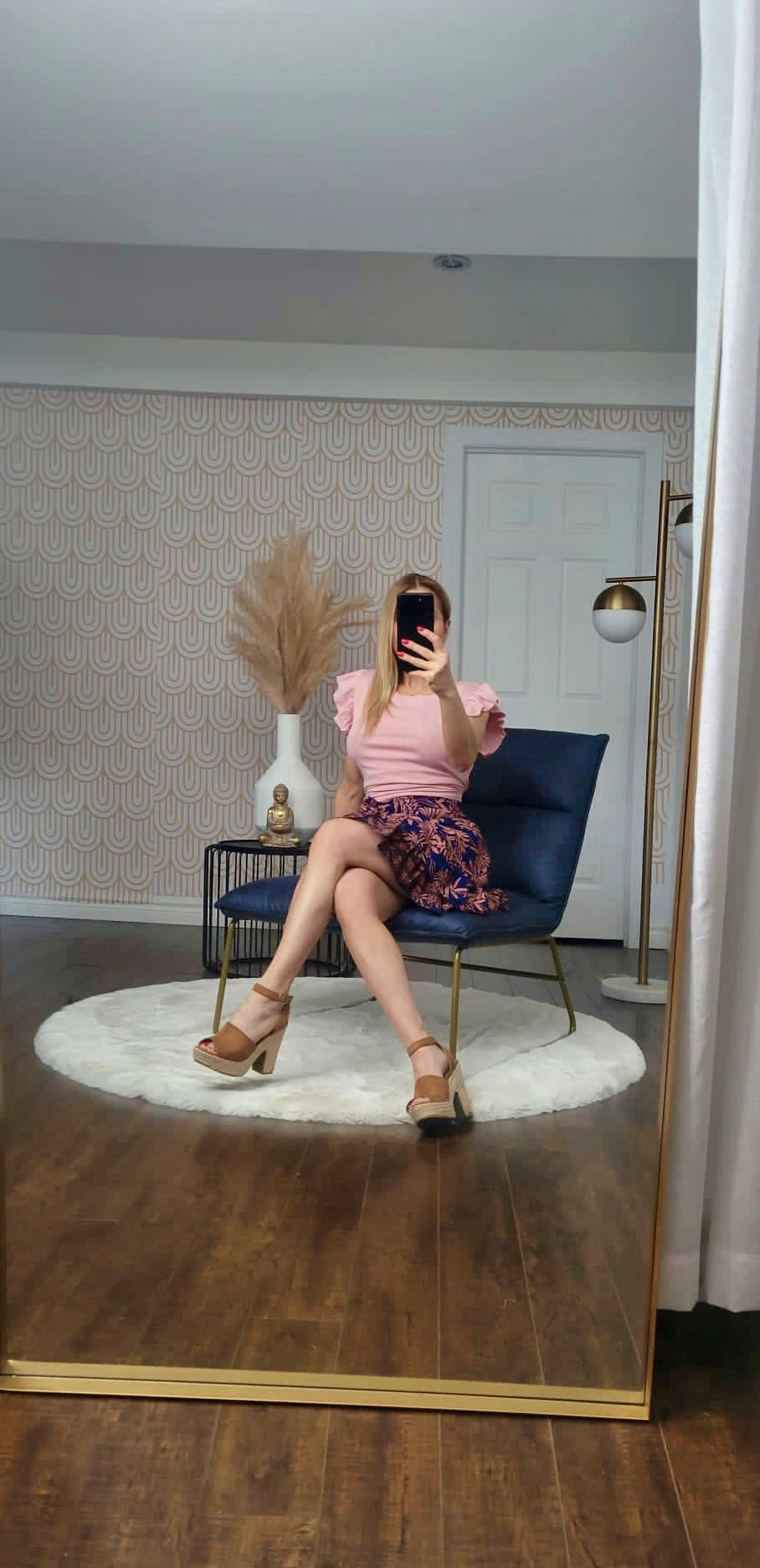 Wraparound Ruffle Skirt