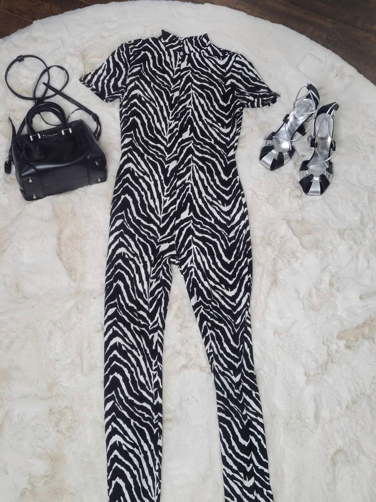 Zebra Print Bodysuit